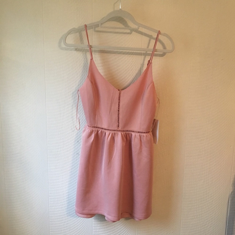 NWT Tobi Blush Pink Skater Dress Size Small